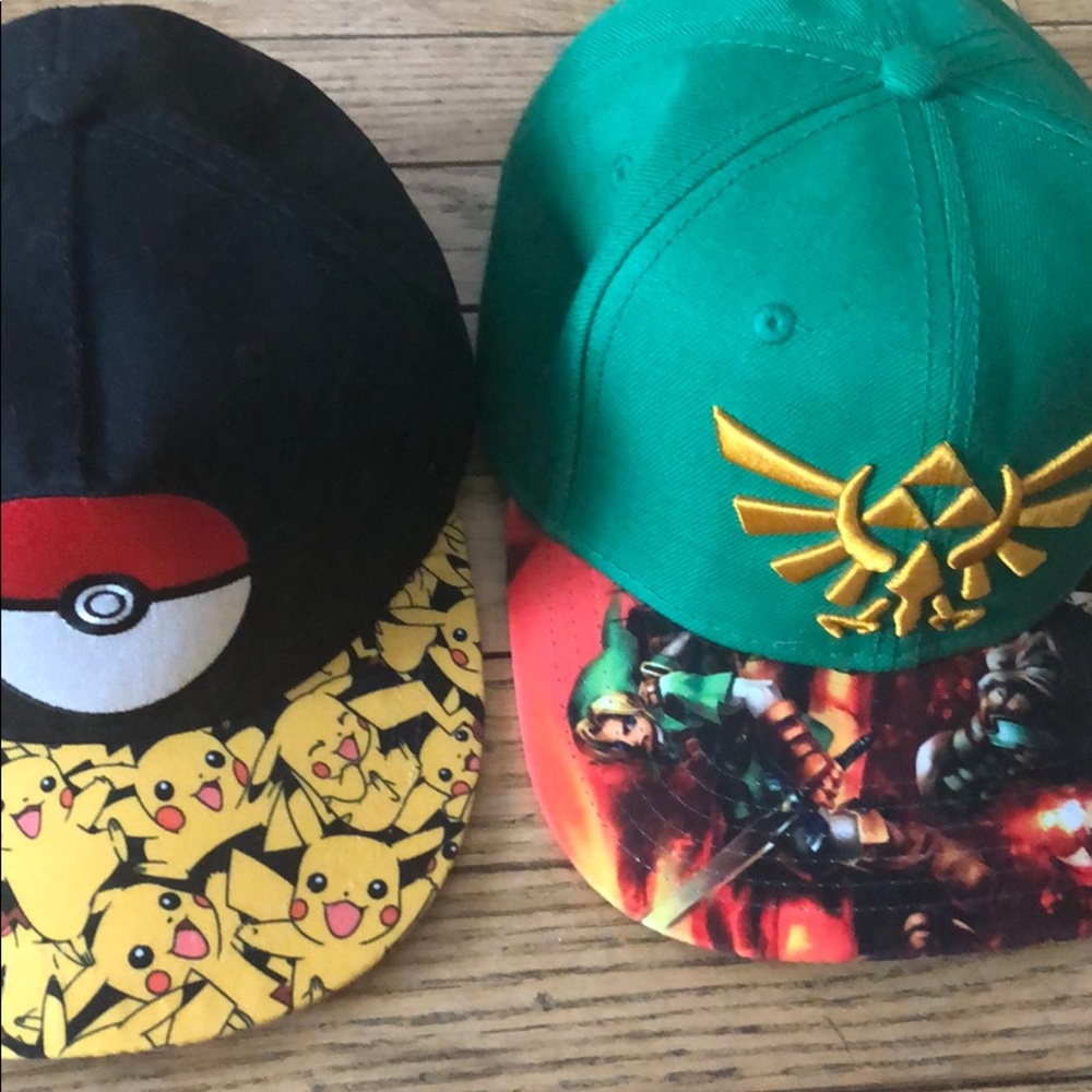Boys gaming hats set of 2